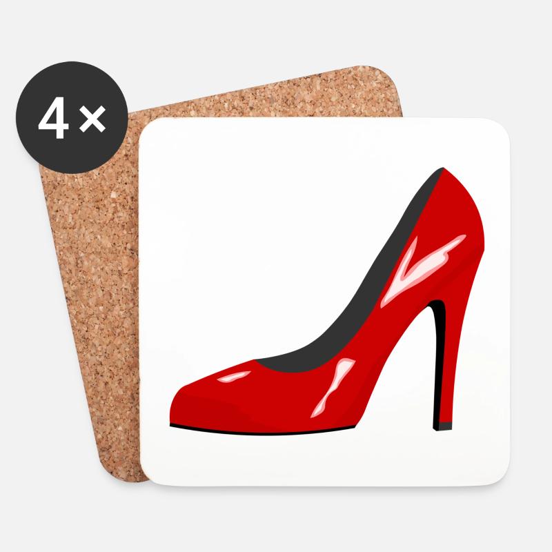 High heels - Untersetzer (4er-Set) - Weiß