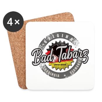 Allemagne d’origine Thuringe Bad Tabarz - Dessous de verre (lot de 4) - blanc - Devant