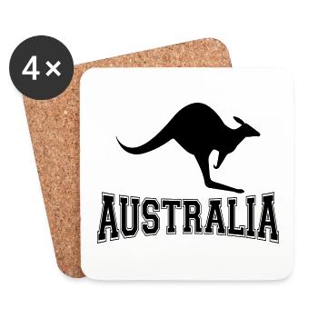 Australia - Untersetzer (4er-Set) - Weiß - Vorne