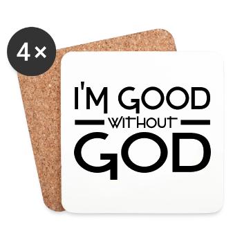 Anti Religion Gifts - Coasters (set of 4) - white - Front