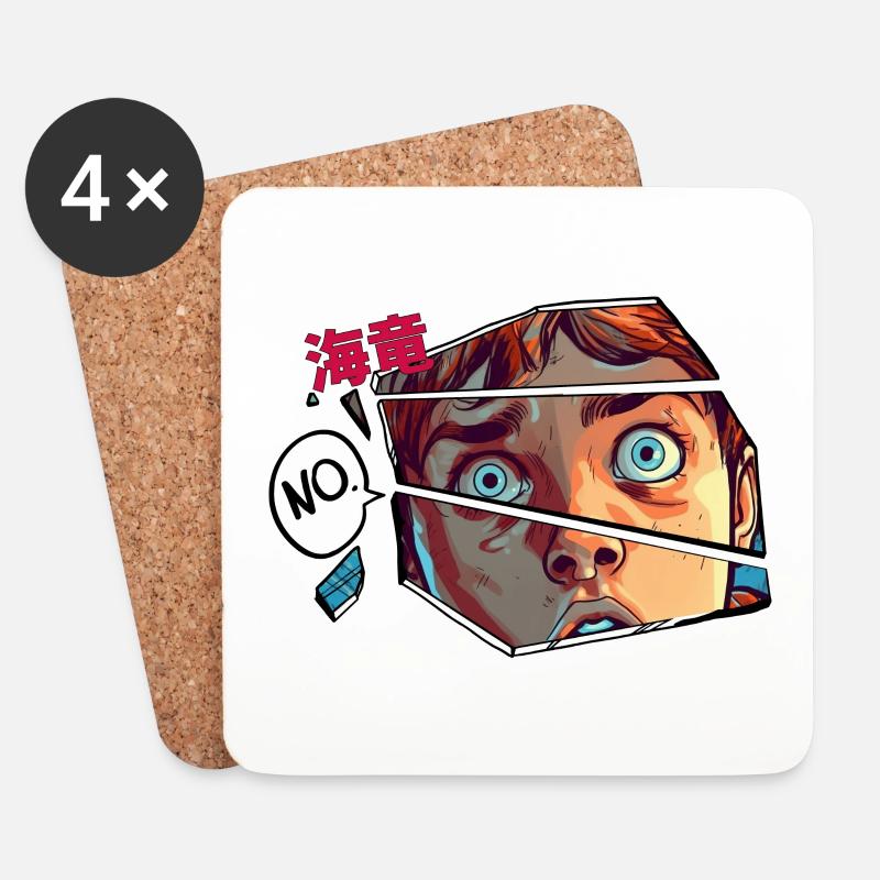 Comics fan! - Coasters (set of 4) - white