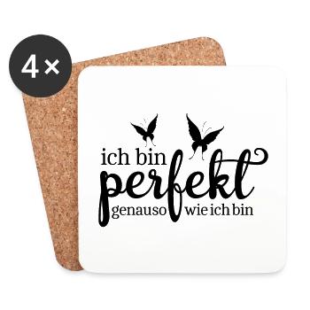 Perfect - Coasters (set of 4) - white - Front