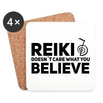 Reiki Therapists - Coasters (set of 4) - white - Front