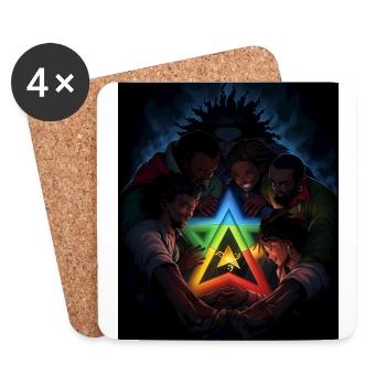 The Good News - Coasters (set of 4) - white - Front