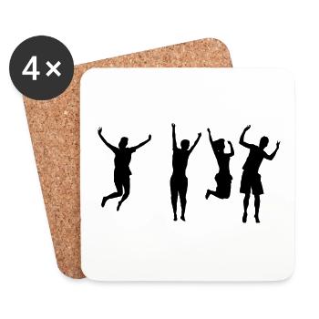 friends - Coasters (set of 4) - white - Front