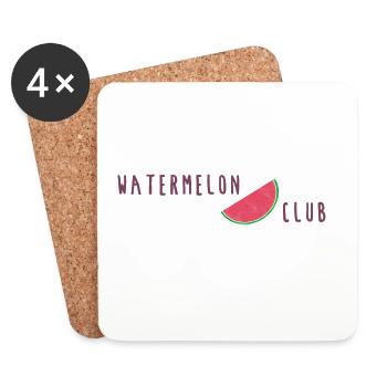 Watermelon Club - Coasters (set of 4) - white - Front