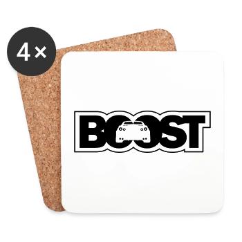 BOOST Auto JDM - R35 - Untersetzer (4er-Set) - Weiß - Vorne