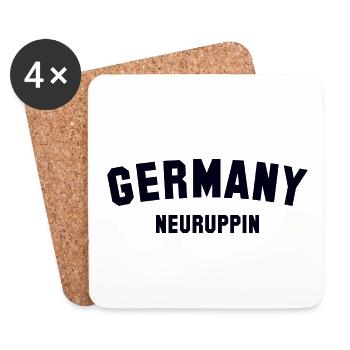 NEURUPPIN Germany - Untersetzer (4er-Set) - Weiß - Vorne