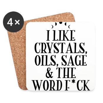 Witchcraft - Coasters (set of 4) - white - Front