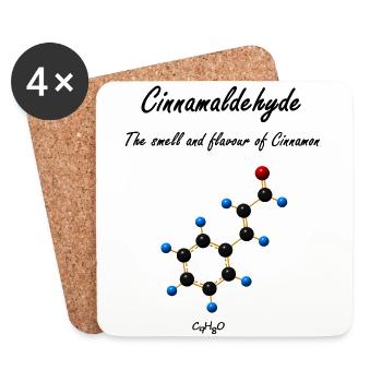 Science - Dessous de verre (lot de 4) - blanc - Devant