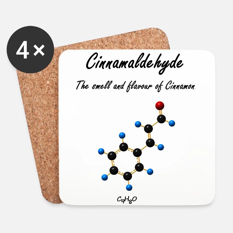 Science - Coasters (set of 4) - white