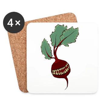 Teethroot - Coasters (set of 4) - white - Front