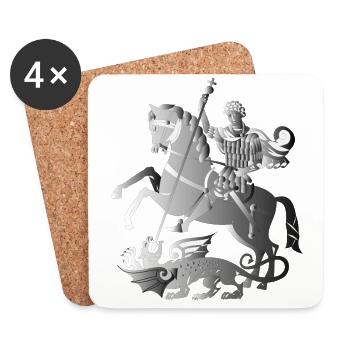 glisser 177 - Dessous de verre (lot de 4) - blanc - Devant
