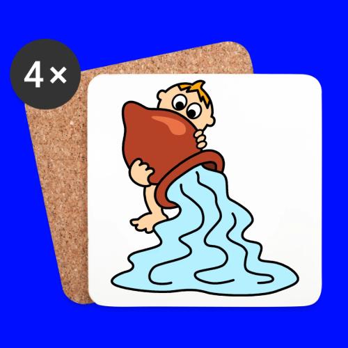 der Wassermann - Untersetzer (4er-Set)