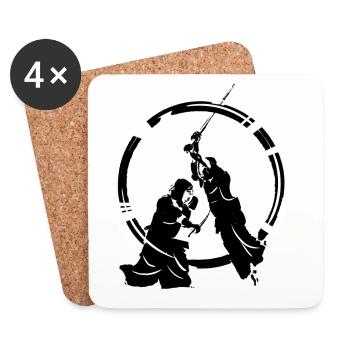 kendo - Coasters (set of 4) - white - Front