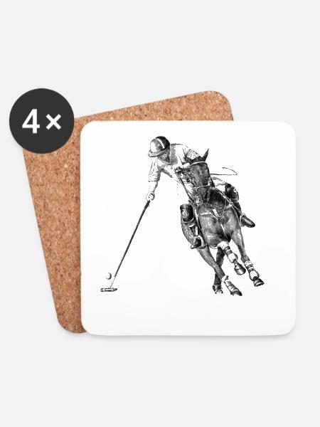 polo sport - Untersetzer (4er-Set) - Weiß