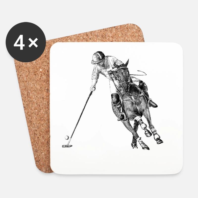polo sport - Untersetzer (4er-Set) - Weiß