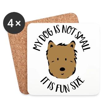 Canis Minor - Coasters (set of 4) - white - Front