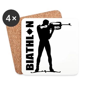 Biathlon - Coasters (set of 4) - white - Front