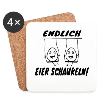 Pension Pensioner Retirement funny saying - Coasters (set of 4) - white - Front
