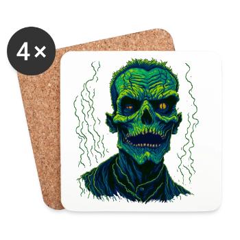 Zombi - Coasters (set of 4) - white - Front