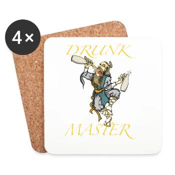DÉCIMÈTRE - Dessous de verre (lot de 4) - blanc - Devant
