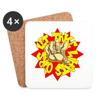 Ltwo - Untersetzer (4er-Set) - Weiß - Vorne