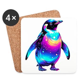 Penguin - Coasters (set of 4) - white - Front