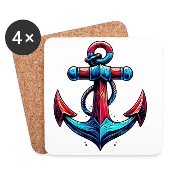An Anchor - Coasters (set of 4) - white - Front
