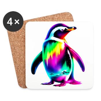 Penguin - Coasters (set of 4) - white - Front