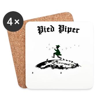 Pied Piper of Hamelin - Untersetzer (4er-Set) - Weiß - Vorne