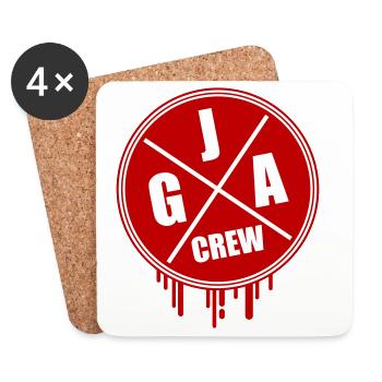 Junggesellenabschied Jga Crew - Untersetzer (4er-Set) - Weiß - Vorne