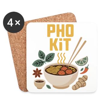 Pho Kit Mix - Untersetzer (4er-Set) - Weiß - Vorne
