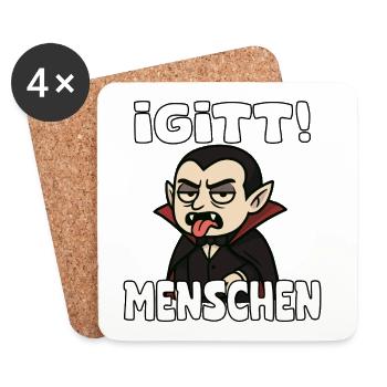 Vampire Saying iGITT People - Coasters (set of 4) - white - Front