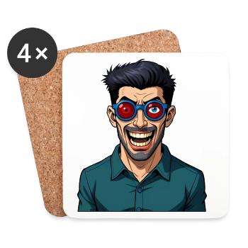 I'M WATCHING YOU #1 - geek &amp; scifi - Coasters (set of 4) - white - Front
