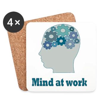 The Mind at Work - Creative Minds Edition - Coasters (set of 4) - white - Front