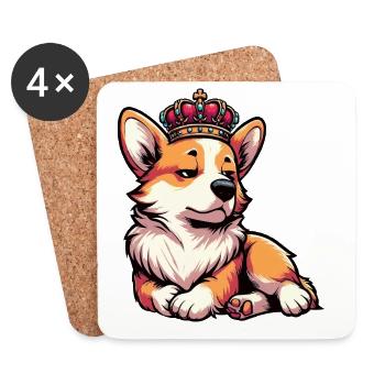 Corgi Corgis Welsh Corgi Corgi Owners Corgis - Coasters (set of 4) - white - Front
