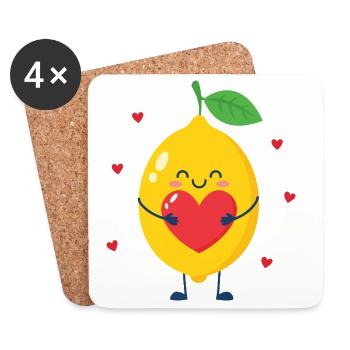 Selflove Club - Coasters (set of 4) - white - Front