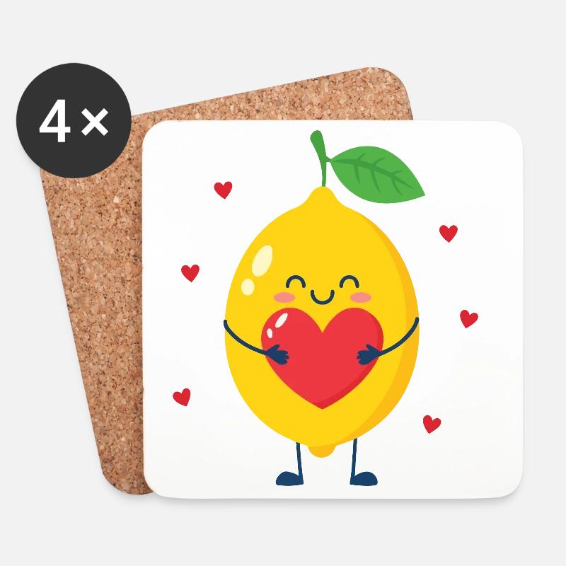 Selflove Club - Untersetzer (4er-Set) - Weiß