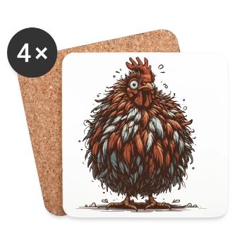 Eggsistential Crisis - Coasters (set of 4) - white - Front
