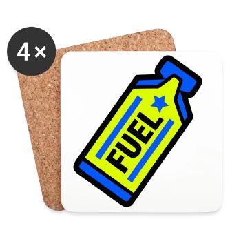 Fuel Energy Gel Endurance Sports - Coasters (set of 4) - white - Front