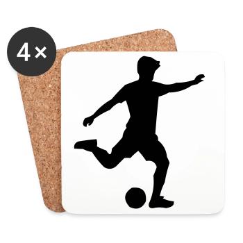 Soccer - Coasters (set of 4) - white - Front