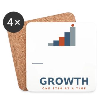 growth_design - Untersetzer (4er-Set) - Weiß - Vorne