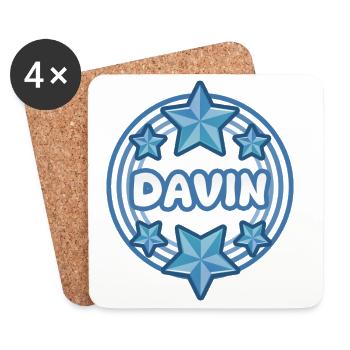 Davin - Coasters (set of 4) - white - Front