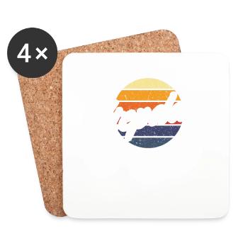 Stepfather Stepfather Stepfather - Coasters (set of 4) - white - Front
