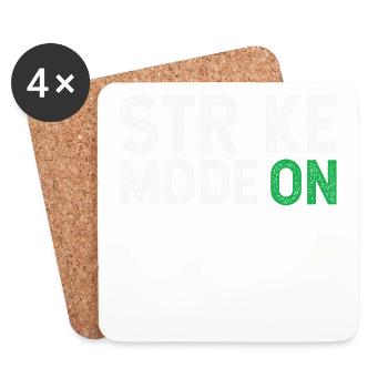 Bowl-design For bowlers Bowling-player-sport - Coasters (set of 4) - white - Front