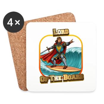 Lord Of The Board - Untersetzer (4er-Set) - Weiß - Vorne
