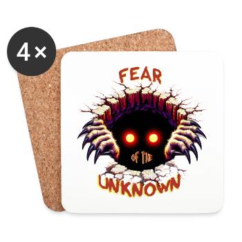 Fear of the unknown - Coasters (set of 4) - white - Front