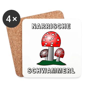 NARRISCH - Untersetzer (4er-Set) - Weiß - Vorne