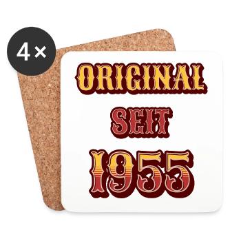 ORIGINAL DEPUIS 1955 - Dessous de verre (lot de 4) - blanc - Devant